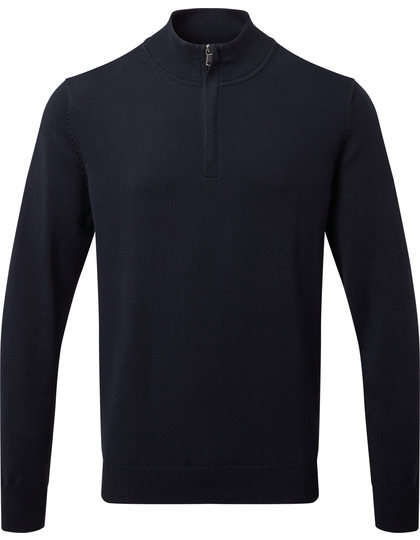 Men´s Cotton Blend 1/4 Zip Sweater
