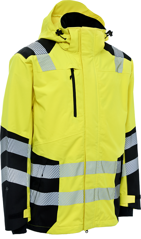 Warnschutz Stretch Regenjacke Visible Xtreme